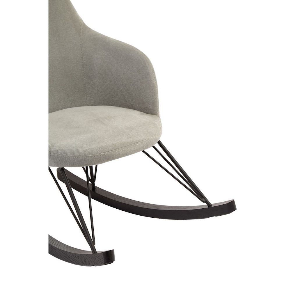 Kolding Blue or Yellow Velvet Rocking Chair Designer Furniture £600.00 Living Room Oak Veneer Steel product_features