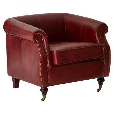 Galante Red Leather Armchair Vintage Furniture Smithers of Stamford £2,050.00 Store UK, US, EU, AE,BE,CA,DK,FR,DE,IE,IT,MT,NL...