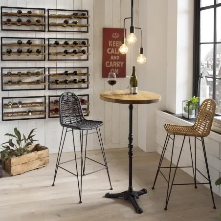 Rattan Barstools & Wicker Bar Chairs Smithers Retro Furniture £450.00 Bar Wicker Iron product_features