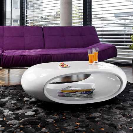 Space Retro White Coffee Table Designer Furniture Smithers of Stamford £731.25 Store UK, US, EU, AE,BE,CA,DK,FR,DE,IE,IT,MT,N...