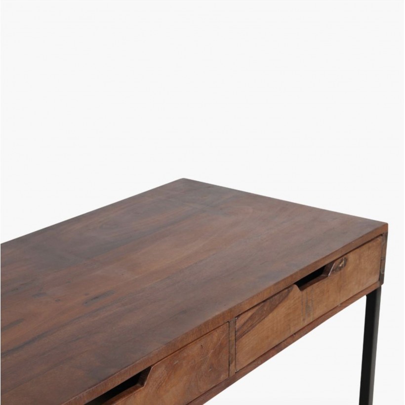Light Wood Desk Industrial • online store Smithers of Stamford UK