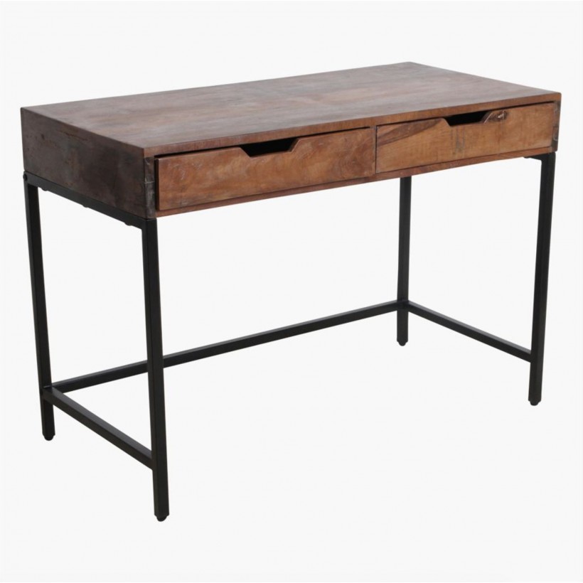 Light Wood Desk Industrial • UK, US & Canada