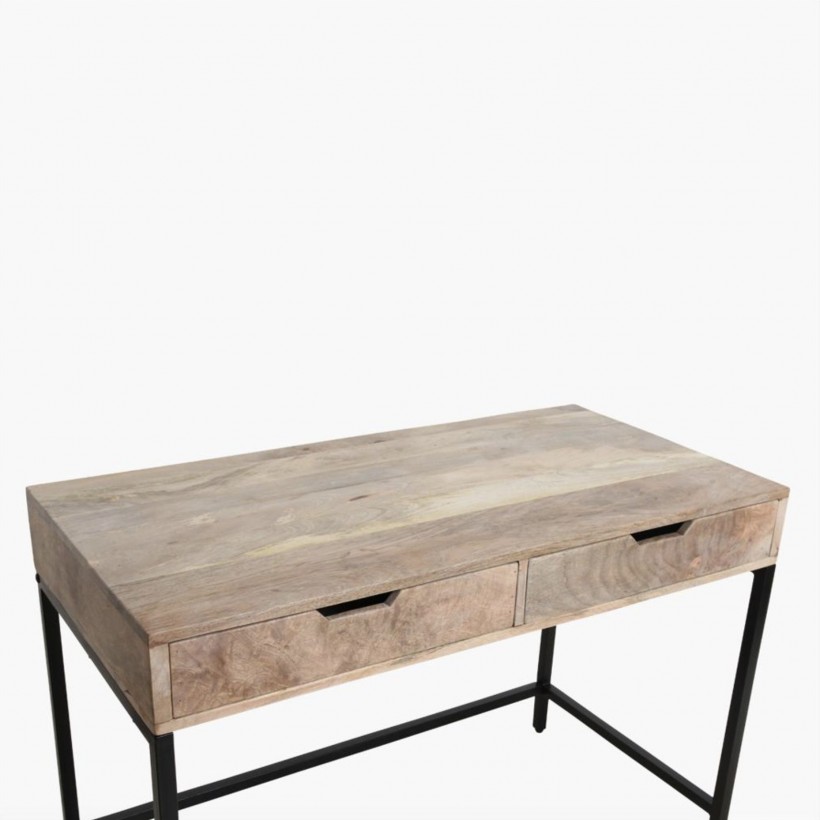 Light Wood Desk Industrial • UK, US & Canada