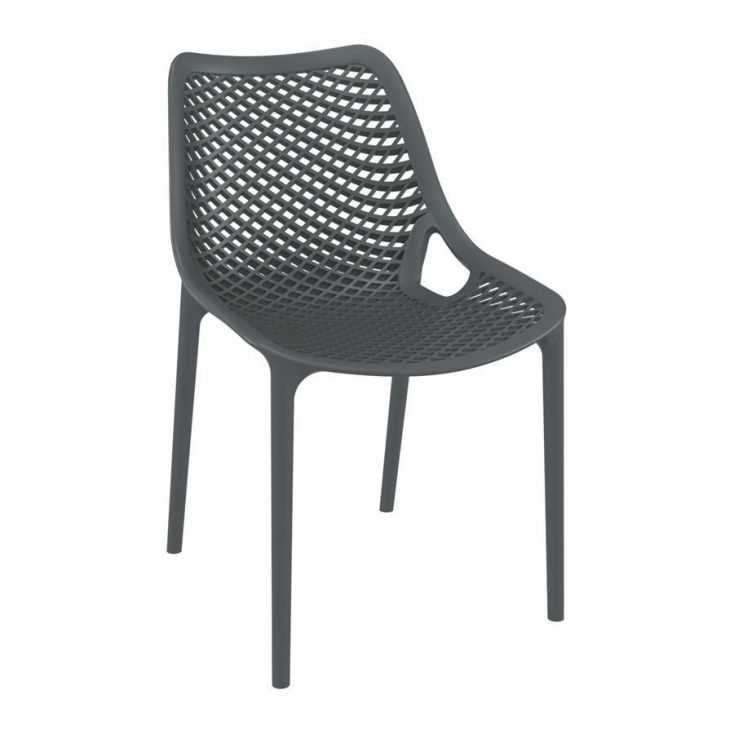 Tango Dark Grey Stackable Outdoor Chair Garden Smithers of Stamford £135.00 Store UK, US, EU, AE,BE,CA,DK,FR,DE,IE,IT,MT,NL,N...