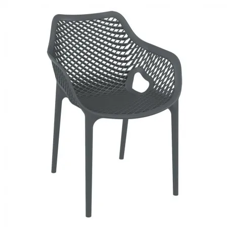Tango Dark Grey Stackable Outdoor Arm Chair Smithers Garden &pound;160.00 product_features
