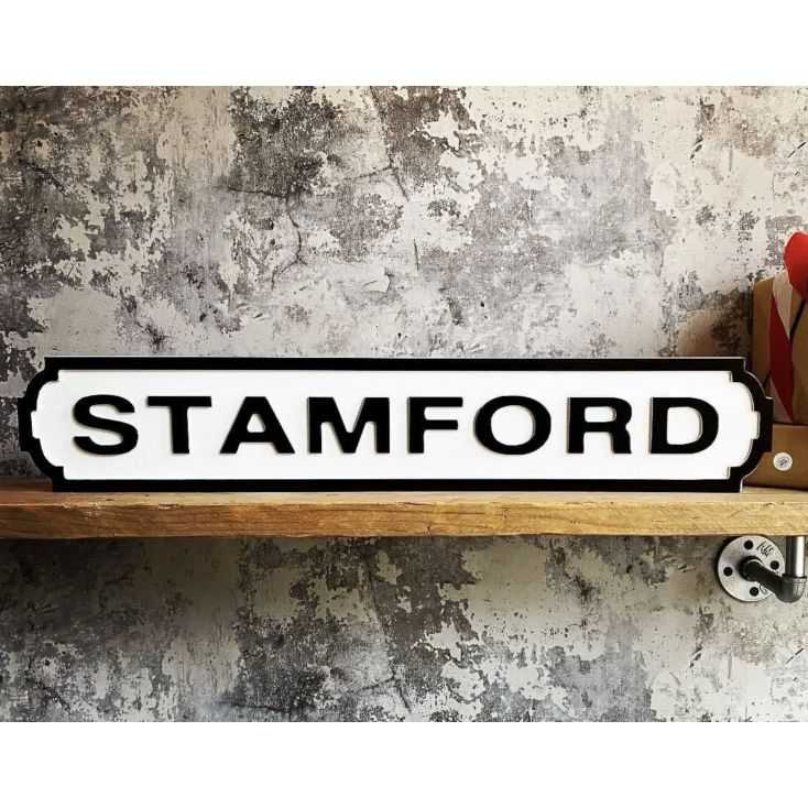 Stamford Road Sign Wall Art Smithers of Stamford £44.00 Store UK, US, EU, AE,BE,CA,DK,FR,DE,IE,IT,MT,NL,NO,ES,SE