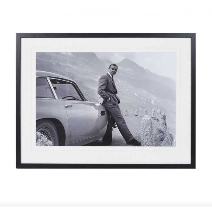 007 Sean Connery With Aston Martin DB5 Art Poster Vintage Wall Art  £120.00 Store UK, US, EU, AE,BE,CA,DK,FR,DE,IE,IT,MT,NL,N...
