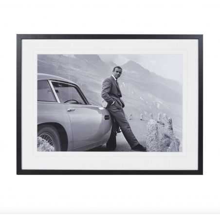 Sean Connery DB5 Framed Print Vintage Wall Art  £140.00 Store UK, US, EU, AE,BE,CA,DK,FR,DE,IE,IT,MT,NL,NO,ES,SESean Connery ...