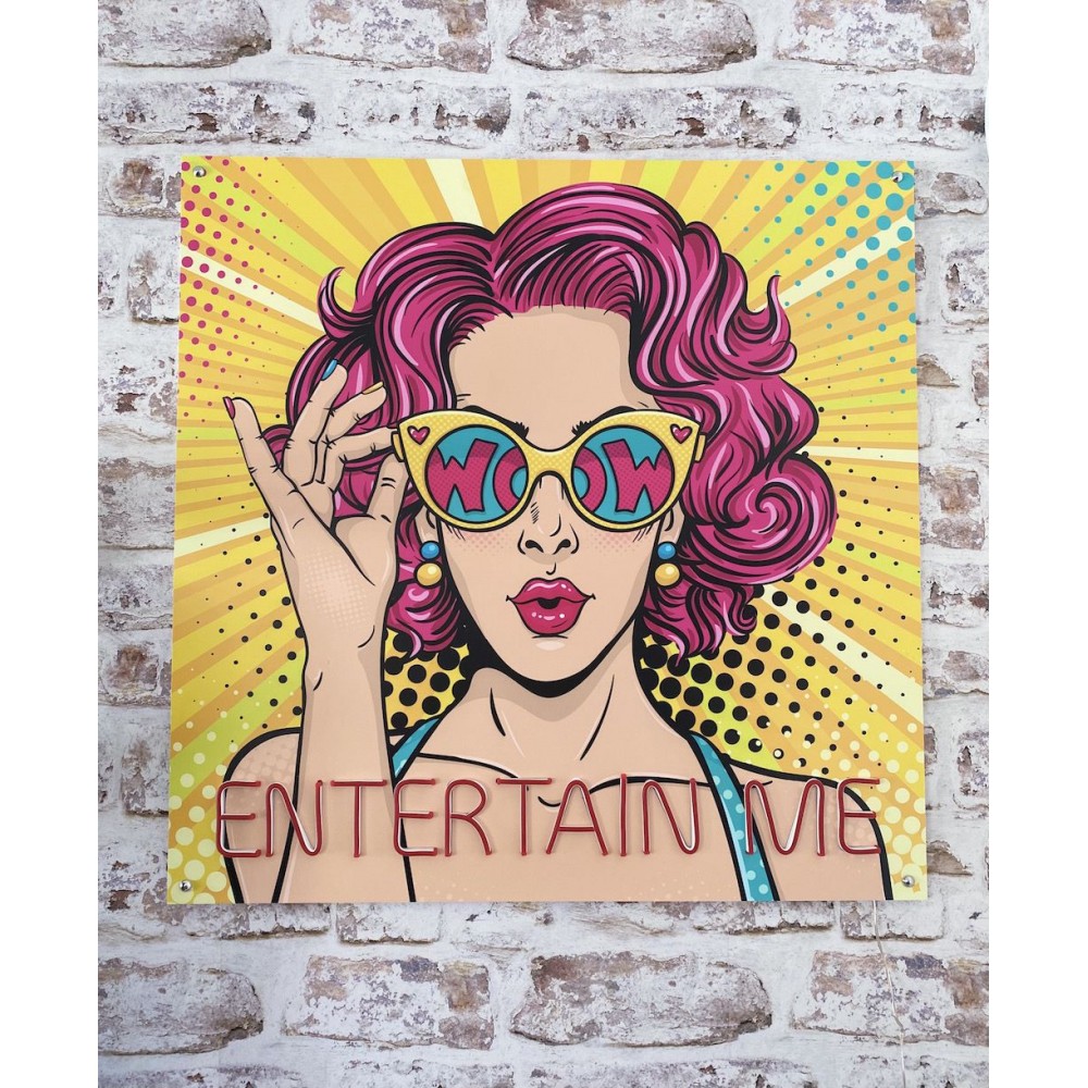 Pop Art Entertain Me Neon Neon Signs £250.00