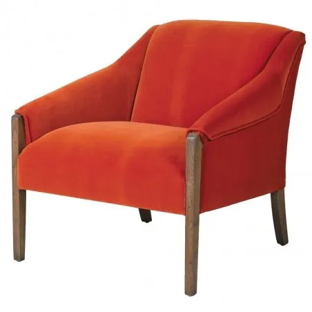 Magma Velvet Armchair Smithers Designer Furniture £1,014.00 Reception Room Oak Wood product_features