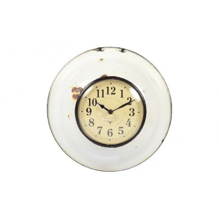 Upcycled Enamel Bowl Clock Designer Clocks £67.00 Recycled Steel product_features