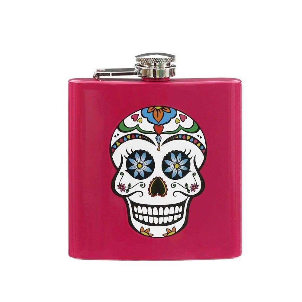 Comic Skull Hipflask  Gifts £18.00      product_features