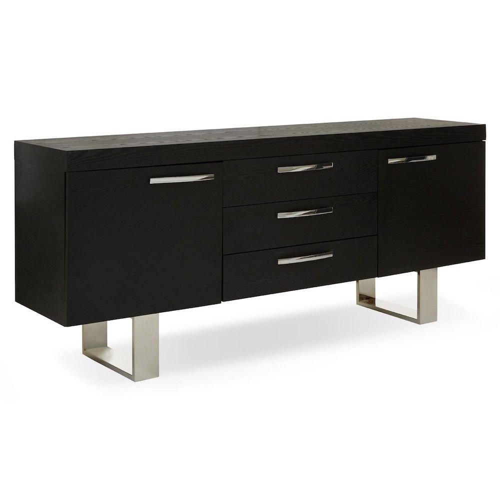 Brabant Sideboard Cabinets & Sideboards £2,292.00 All Rooms Elm Stainless Steel product_features
