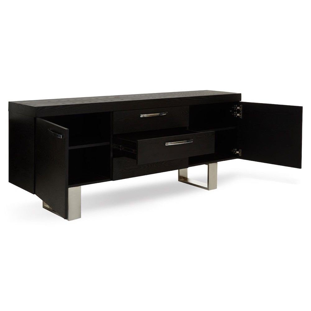 Brabant Sideboard Cabinets & Sideboards £2,292.00 All Rooms Elm Stainless Steel product_features