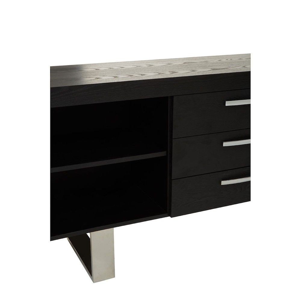 Brabant Sideboard Cabinets & Sideboards £2,292.00 All Rooms Elm Stainless Steel product_features