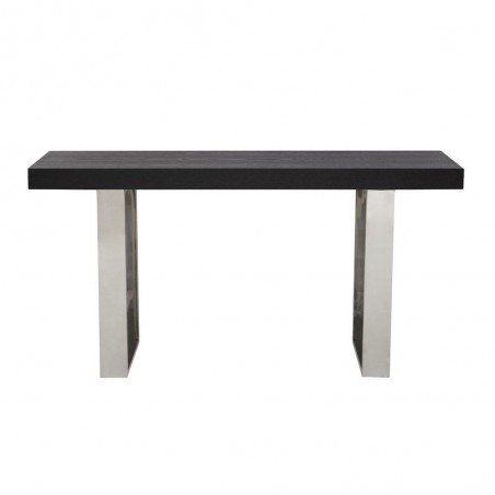 Brabant Console Table Retro Furniture £1,215.00 Hallway Elm Stainless Steel product_features