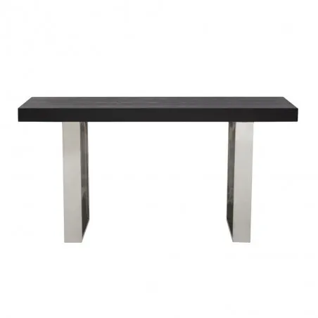 Brabant Console Table Retro Furniture £1,215.00 Hallway Elm Stainless Steel product_features