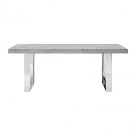 Limburg Dining Table Reclaimed Wood Dining Tables &pound;1,650.00 Dining Room Elm Stainless Steel product_features