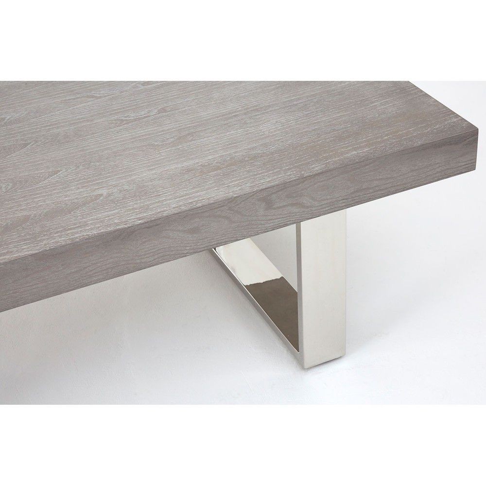 Limburg Coffee Table Side Tables & Coffee Tables £1,082.00 Reception Room Elm Stainless Steel product_features