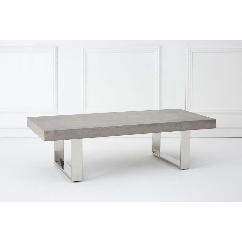 Limburg Coffee Table Side Tables & Coffee Tables £1,082.00 Reception Room Elm Stainless Steel product_features