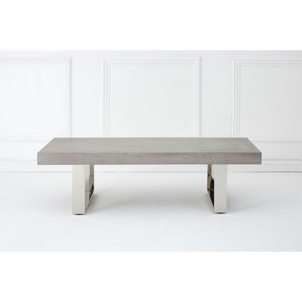 Limburg Coffee Table Side Tables & Coffee Tables £1,082.00 Reception Room Elm Stainless Steel product_features