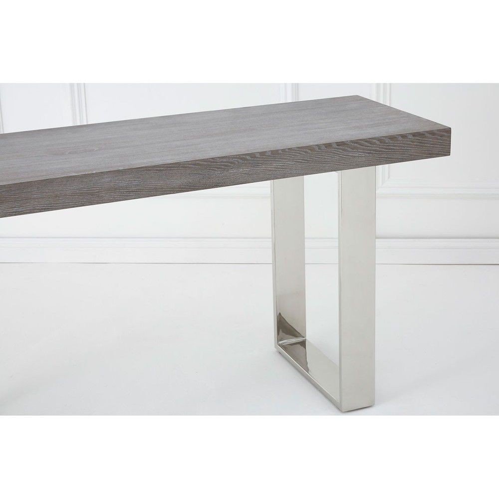 Limburg Console Table Retro Furniture £1,169.00 Hallway Elm Stainless Steel product_features