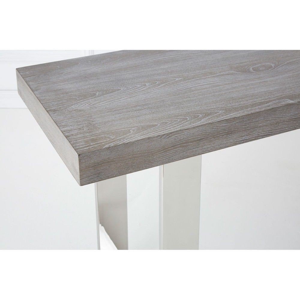 Limburg Console Table Retro Furniture £1,169.00 Hallway Elm Stainless Steel product_features