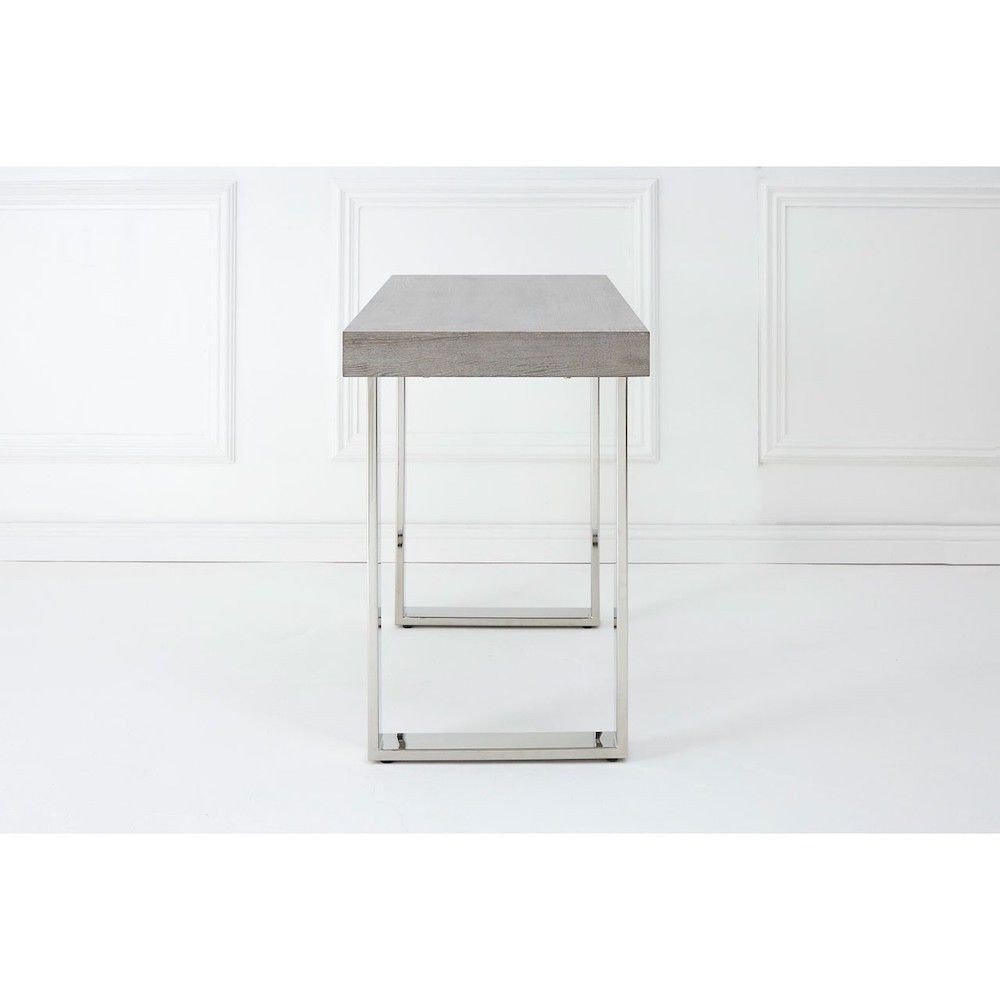 Limburg Console Table Retro Furniture £1,169.00 Hallway Elm Stainless Steel product_features