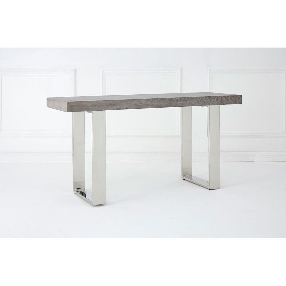 Limburg Console Table Retro Furniture £1,169.00 Hallway Elm Stainless Steel product_features