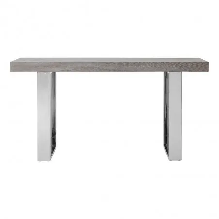 Limburg Console Table Retro Furniture £1,169.00 Hallway Elm Stainless Steel product_features