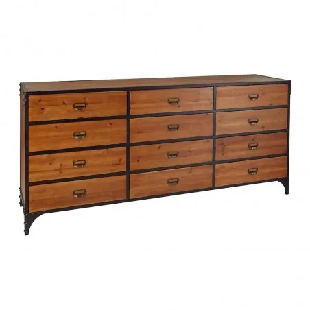 Aldershot Chest of Drawers Smithers Wooden Chest of Drawers £1,201.00 All Rooms Fir Wood Iron product_features