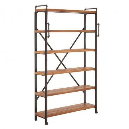 Farnham Shelf Unit Retro Furniture &pound;1,031.00 All Rooms Fir Wood Iron product_features