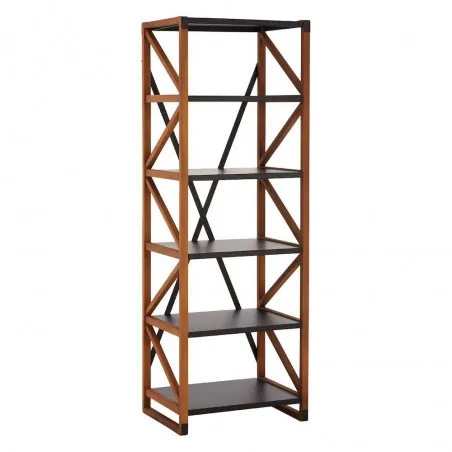 Tower Bookcase Retro Furniture £779.00 All Rooms Fir Wood Iron product_features