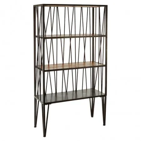 Factory Shelf Unit Storage £550.00 All Rooms Fir Wood Iron product_features