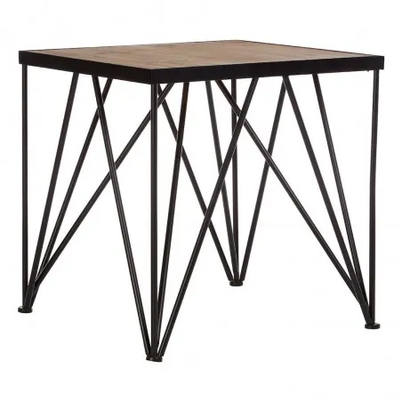Factory Side Table Retro Furniture £281.00 All Rooms Fir Wood Iron product_features