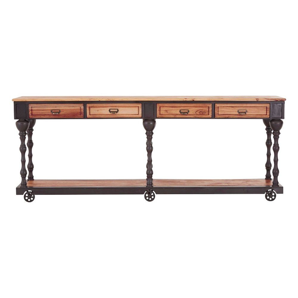 Gothic Console Table Console Tables £1,650.00 All Rooms Elm Iron product_features