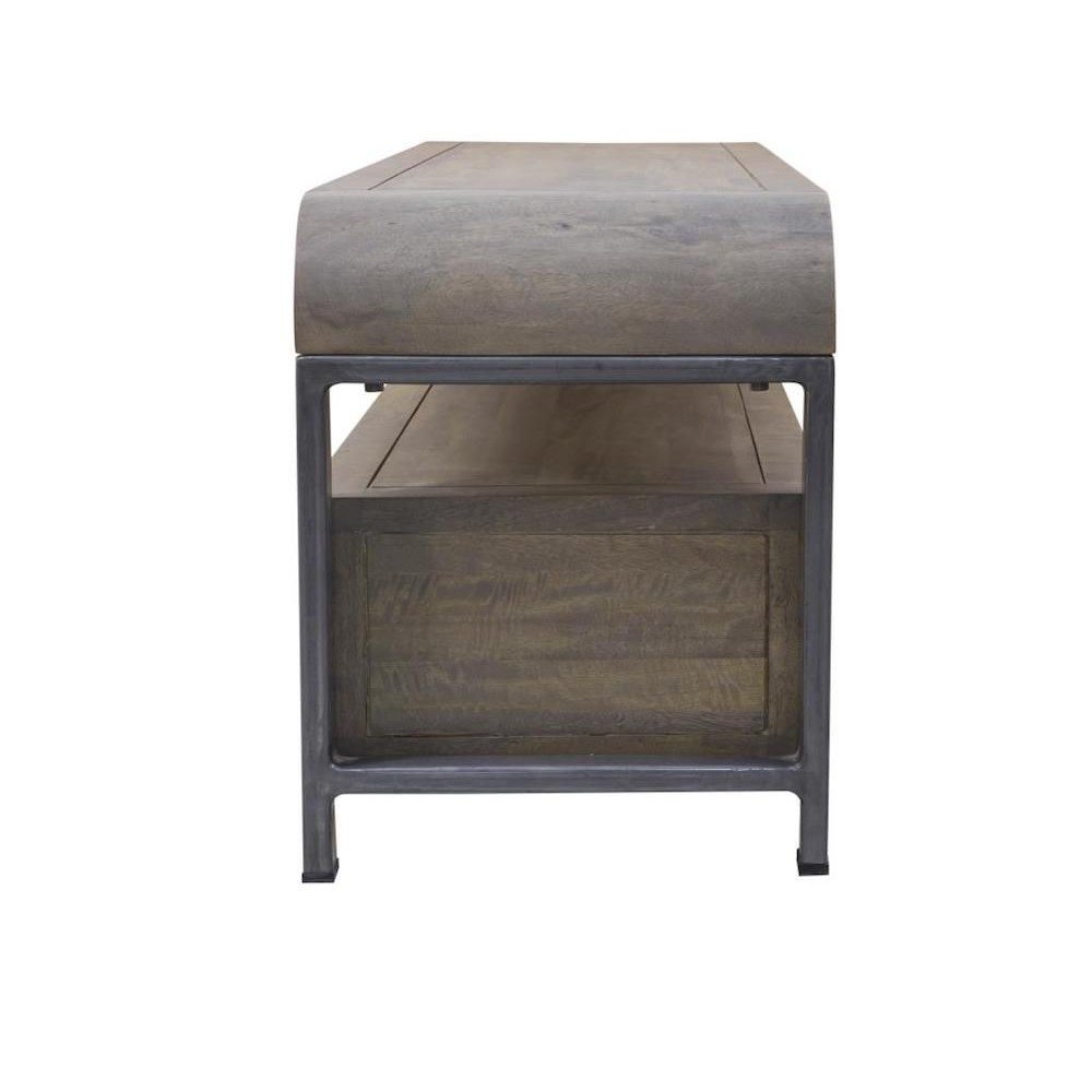 Radius TV Unit TV Units £458.00 Living Room Mango Wood Steel product_features