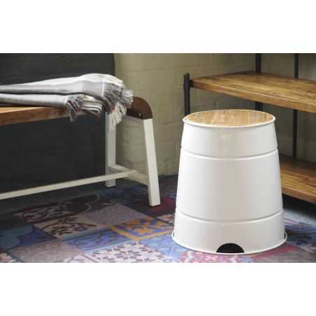 Paperbin Stool Recycled Wood Furniture  £55.00 Store UK, US, EU, AE,BE,CA,DK,FR,DE,IE,IT,MT,NL,NO,ES,SE