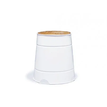 Paperbin Stool Reclaimed Wood Furniture £50.00 All Rooms Reclaimed Wood Steel product_features