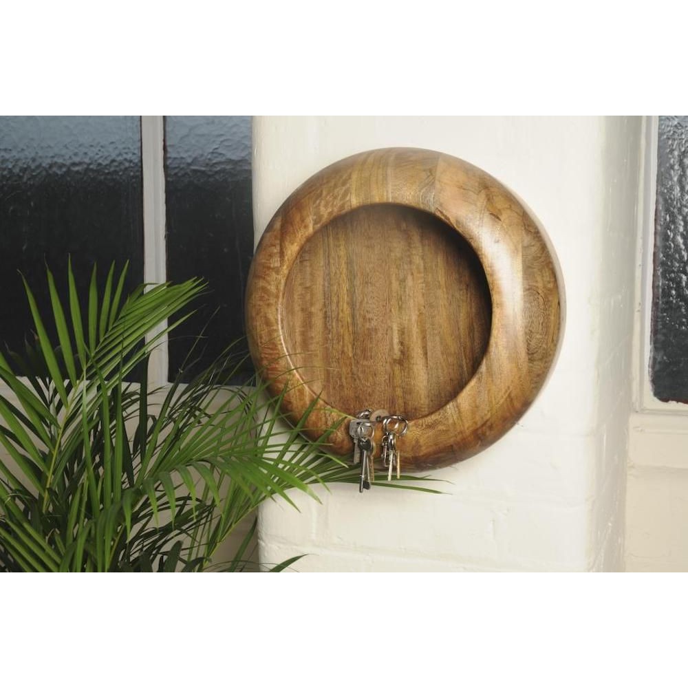 Wall Cave Round Shelf Storage £92.00 Entrance Hall Mango Wood product_features