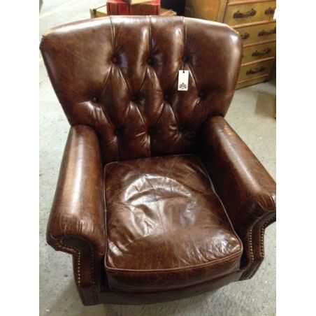 Vintage Button Leather Chair Smithers Archives Smithers of Stamford £1,385.00 Store UK, US, EU, AE,BE,CA,DK,FR,DE,IE,IT,MT,NL...