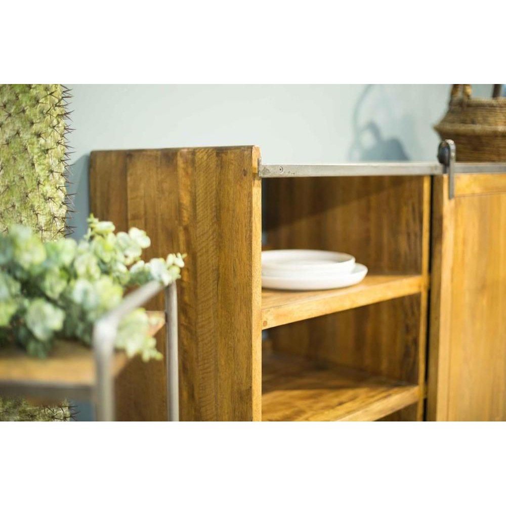 Factory Sideboard Retro Furniture £1,077.00 All Rooms Mango Wood Steel product_features