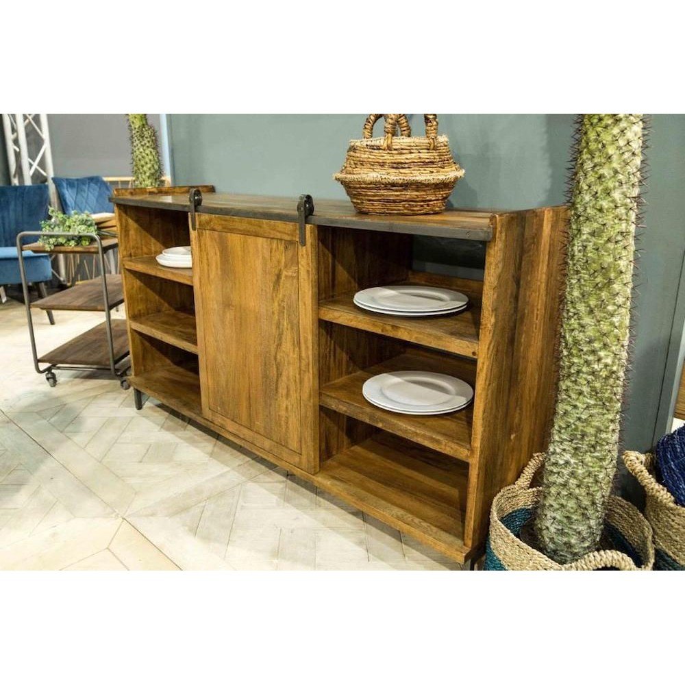 Factory Sideboard Retro Furniture £1,077.00 All Rooms Mango Wood Steel product_features