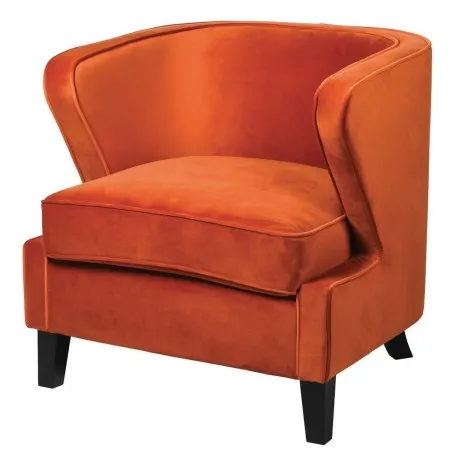 Magma Velvet Winged Chair Smithers Designer Furniture £688.00 Reception Room Steel product_features