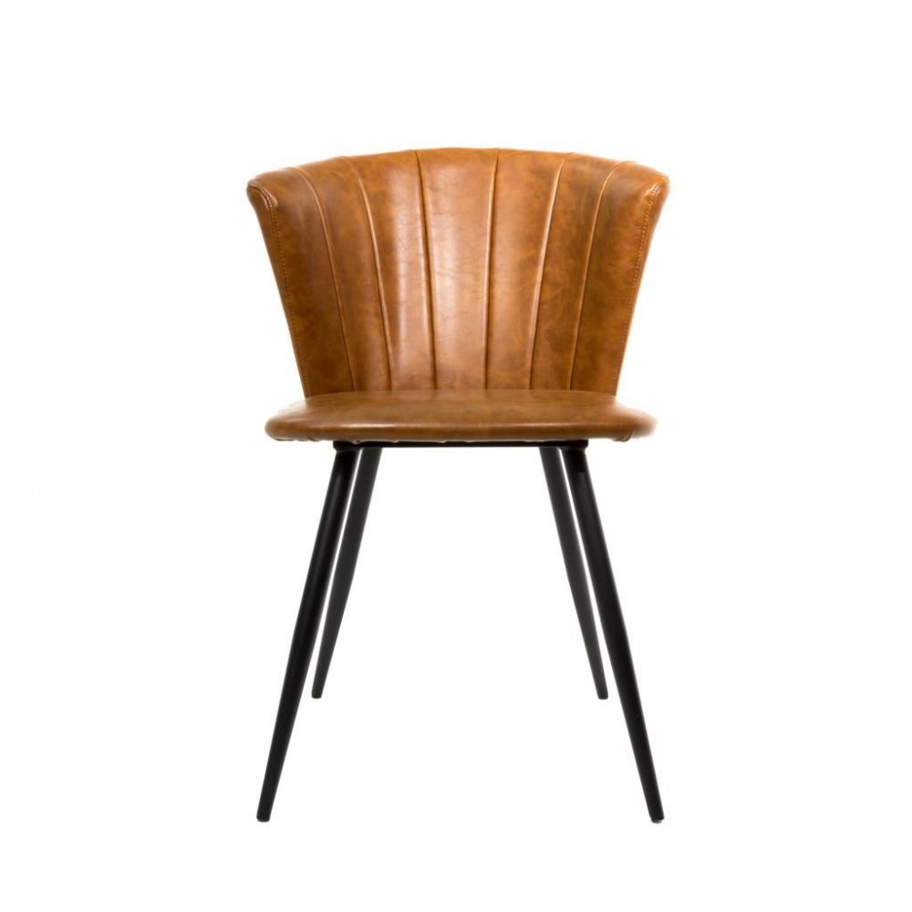 Leather Dining Chairs Set Smithers Industrial Furniture £440.00 All Rooms Steel product_features