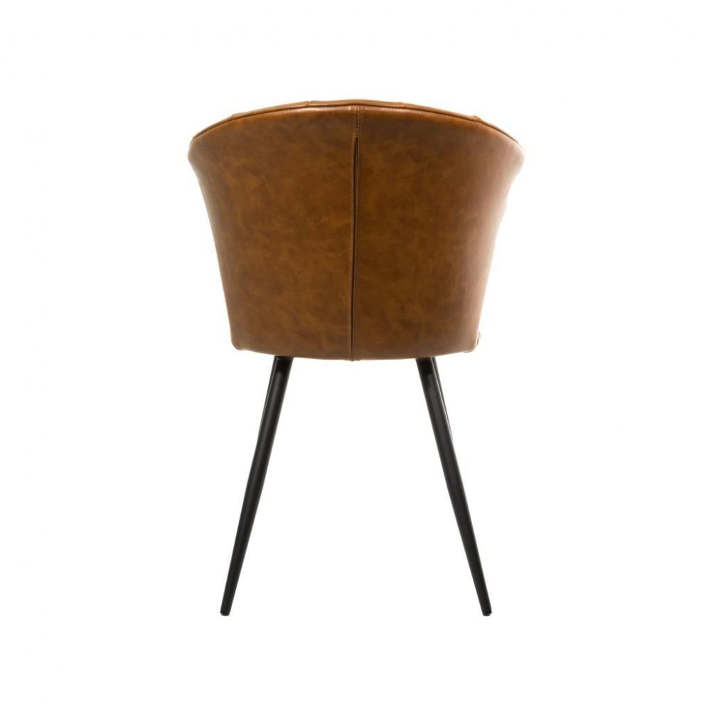 Leather Dining Chairs Set Smithers Industrial Furniture £440.00 All Rooms Steel product_features