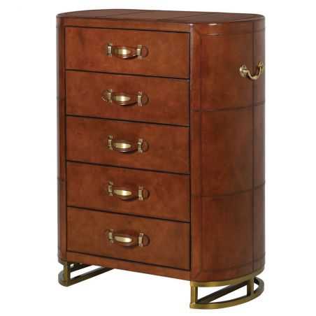 Normandie Leather Chest Of Drawers Trunk Chests Smithers of Stamford £1,660.00 Store UK, US, EU, AE,BE,CA,DK,FR,DE,IE,IT,MT,N...