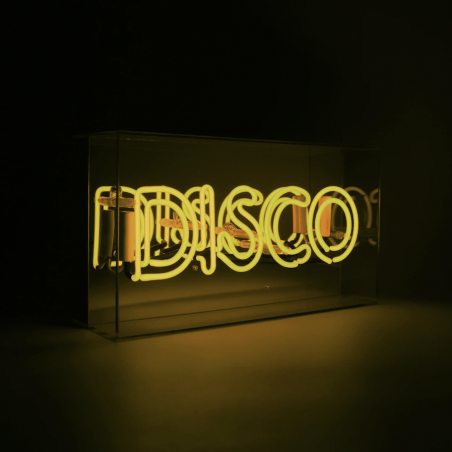 Yellow Disco Neon Light Neon Signs Smithers of Stamford £136.00 Store UK, US, EU, AE,BE,CA,DK,FR,DE,IE,IT,MT,NL,NO,ES,SE