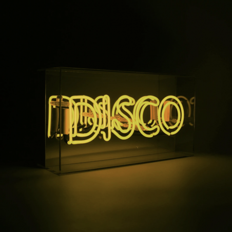 Yellow Disco Neon Light Neon Signs Smithers of Stamford £140.00 Store UK, US, EU, AE,BE,CA,DK,FR,DE,IE,IT,MT,NL,NO,ES,SEYello...