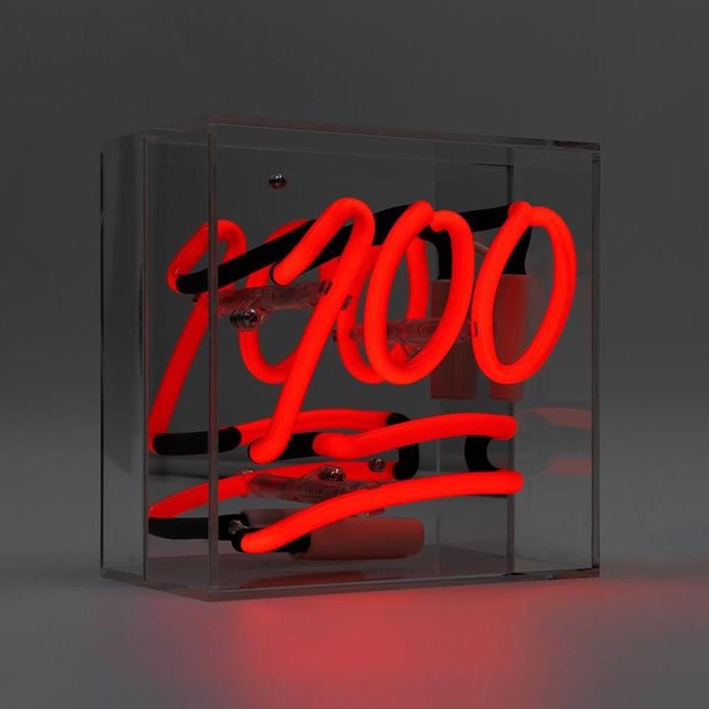 Acrylic Box Red Neon Mini Light – Small But Bold Neon Signs £99.00